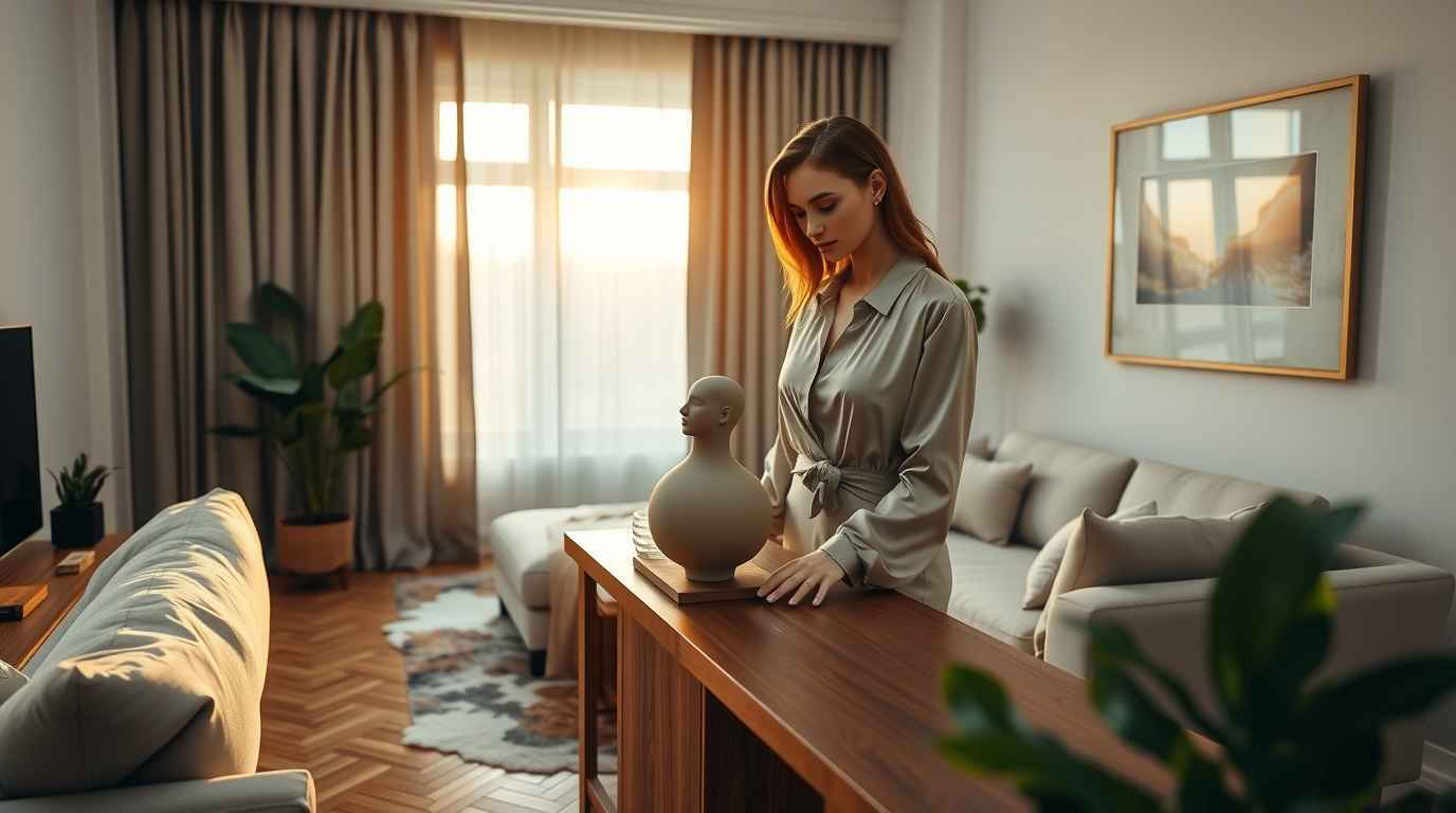 современные статуэтки для интерьера